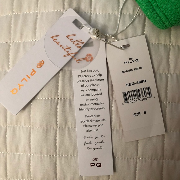 PilyQ Sea Green Small Bikini Top - Picture 8 of 8